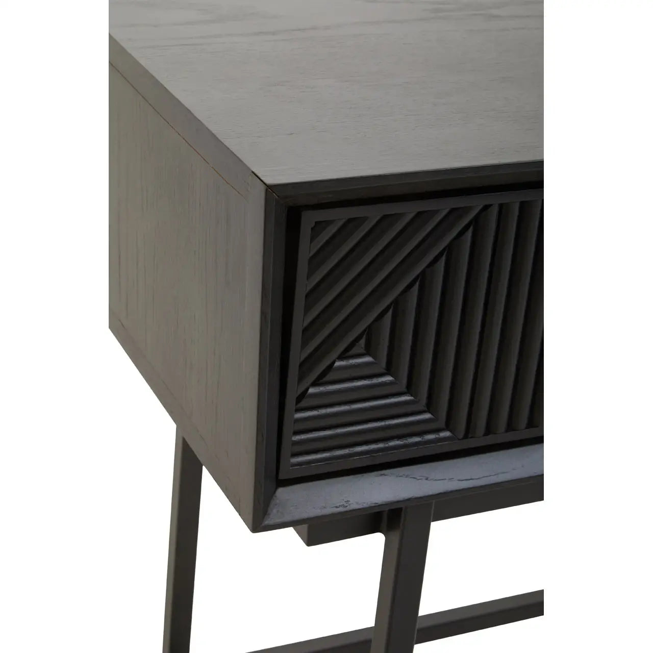 aRmanica JAKARA BLACK FINISH CONSOLE TABLE