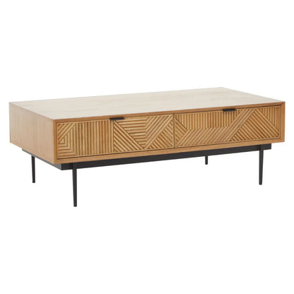 aRmanica JAKAR NATURAL FINISH WOODEN COFFEE TABLE