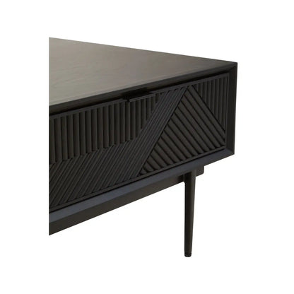 aRmanica JAKARA BLACK FINISH WOODEN COFFEE TABLE