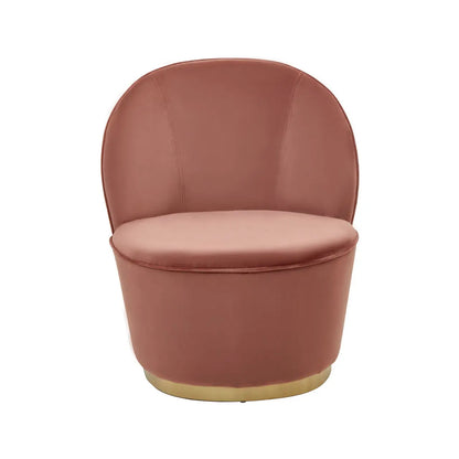 aRmanica TAMARA VELVET GOLD BASE CHAIR