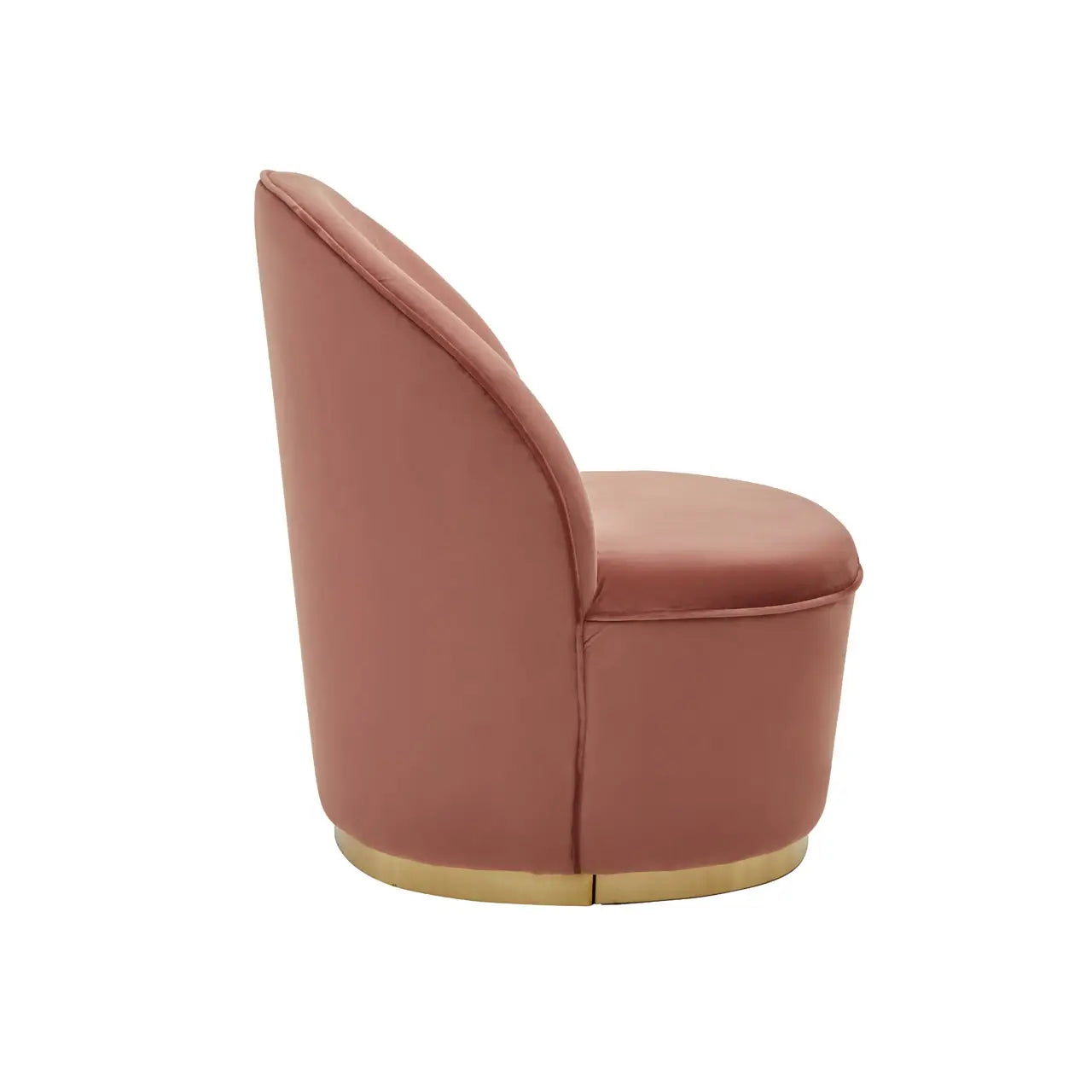 aRmanica TAMARA VELVET GOLD BASE CHAIR