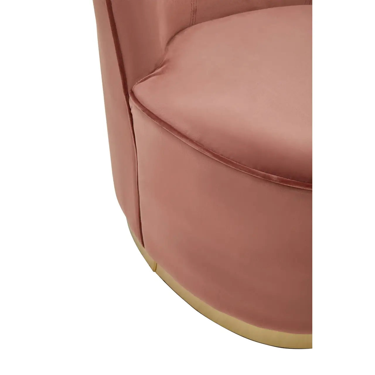 aRmanica TAMARA VELVET GOLD BASE CHAIR