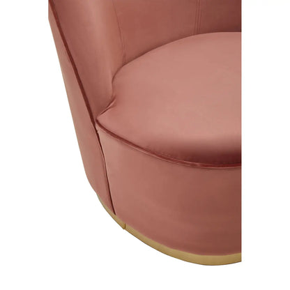 aRmanica TAMARA VELVET GOLD BASE CHAIR