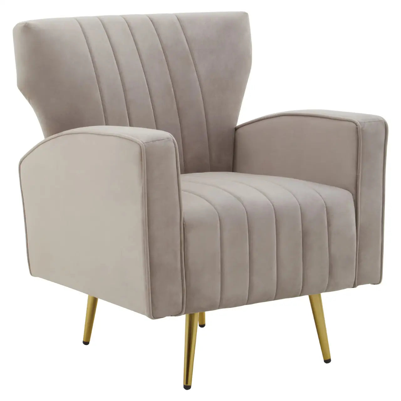 aRmanica KAYLEY MINK VELVET ARMCHAIR