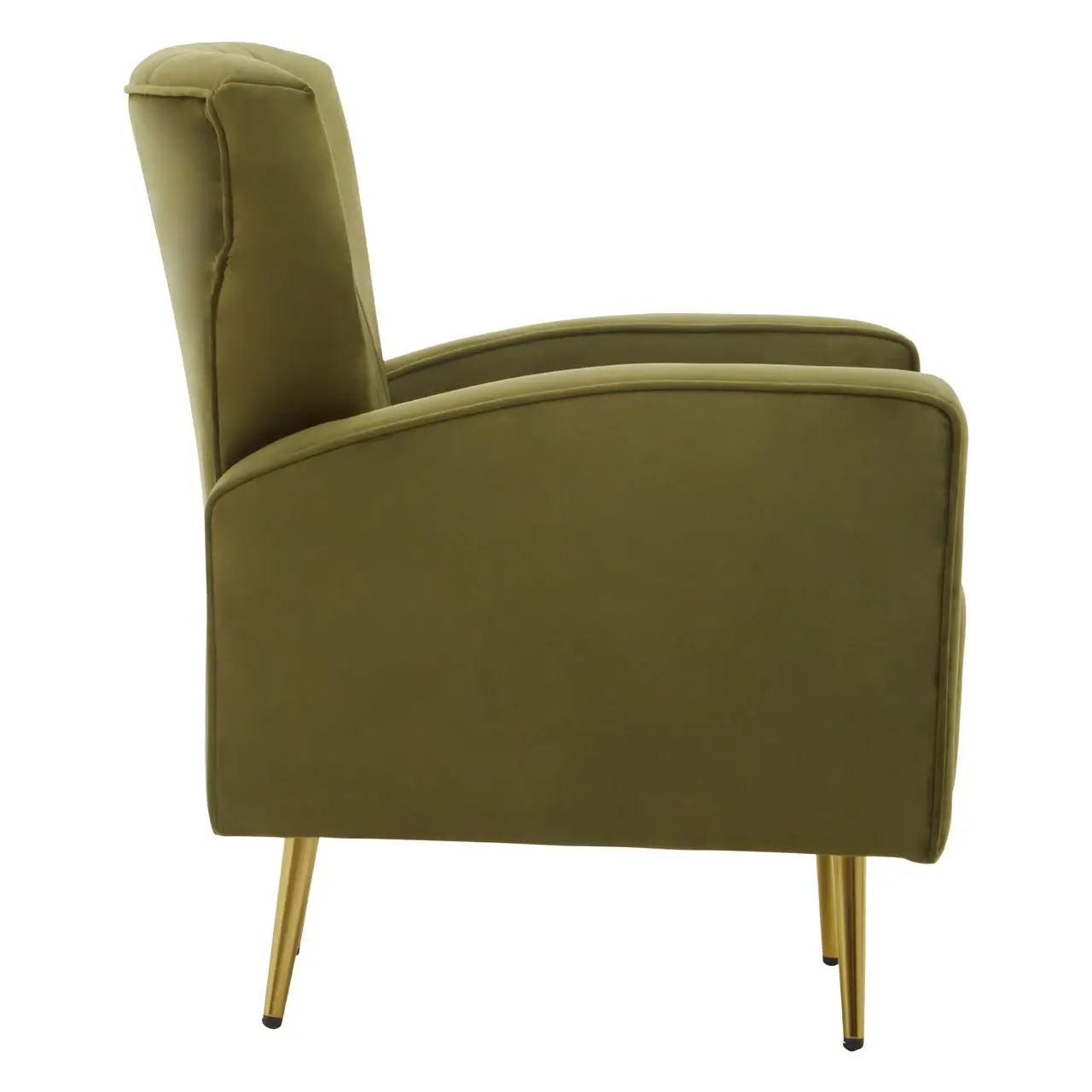 aRmanica KAYLEY GREEN VELVET ARMCHAIR