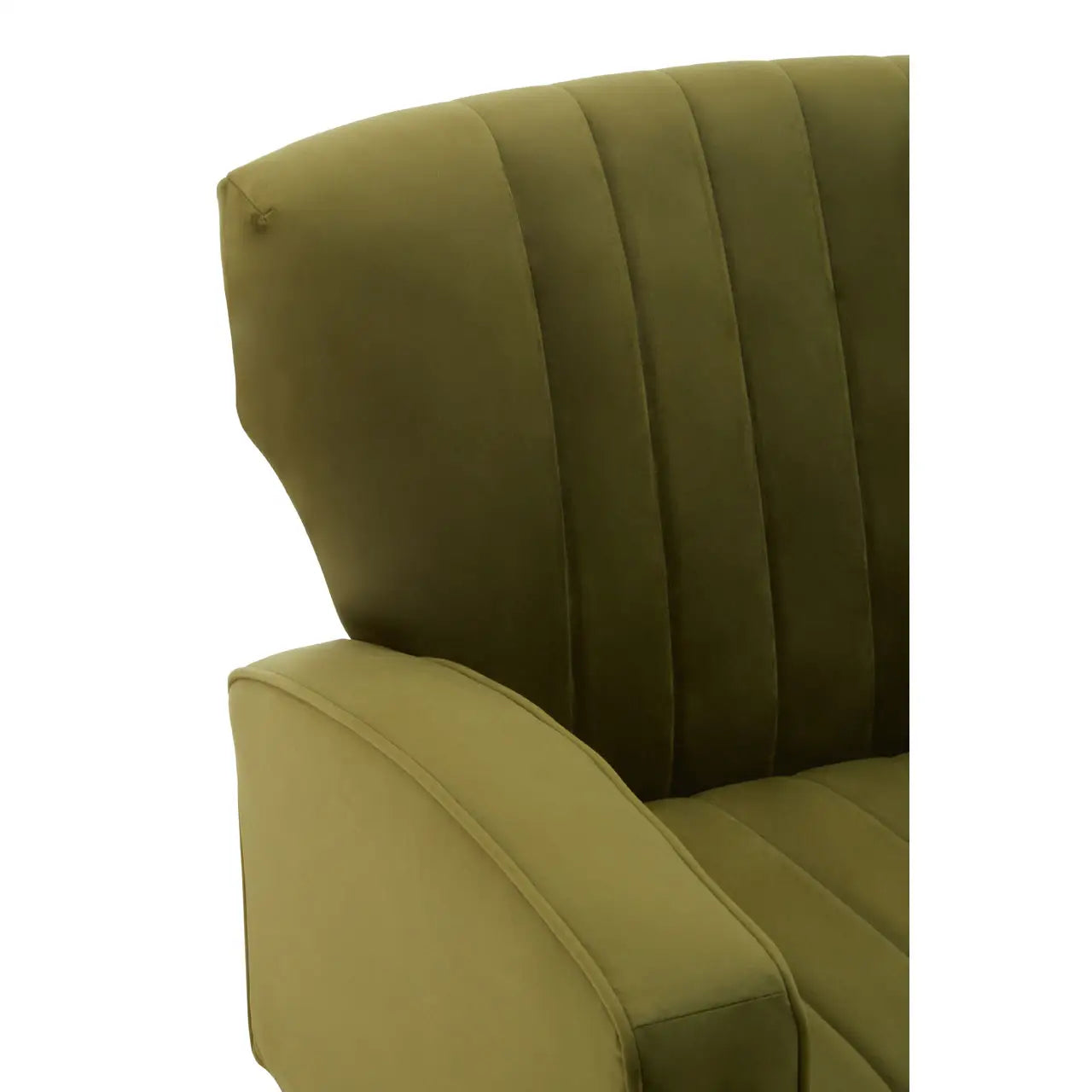 aRmanica KAYLEY GREEN VELVET ARMCHAIR