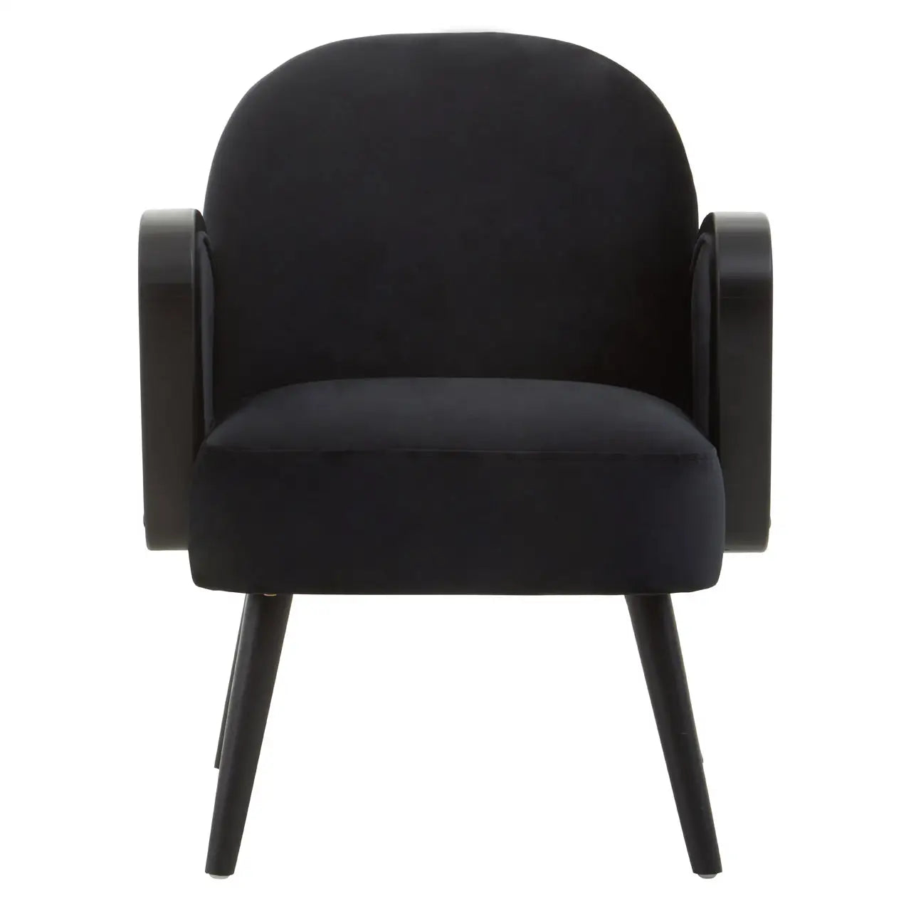 aRmanica HAALO BLACK VELVET ARMCHAIR