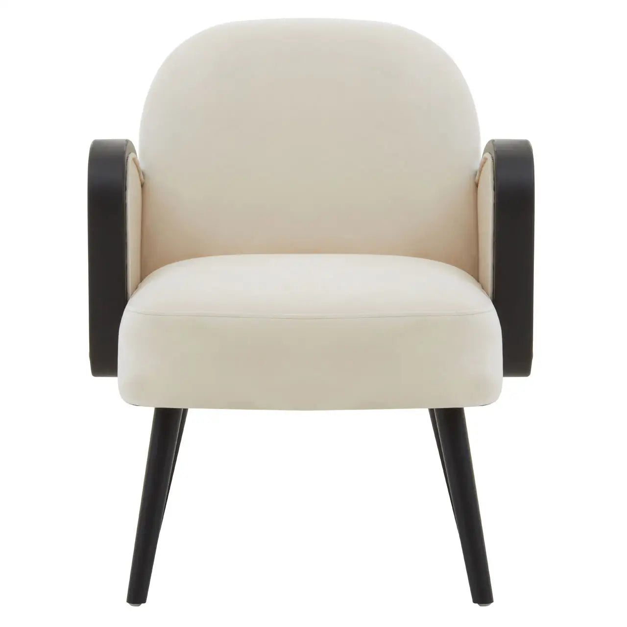 aRmanica HAALO NATURAL VELVET ARMCHAIR