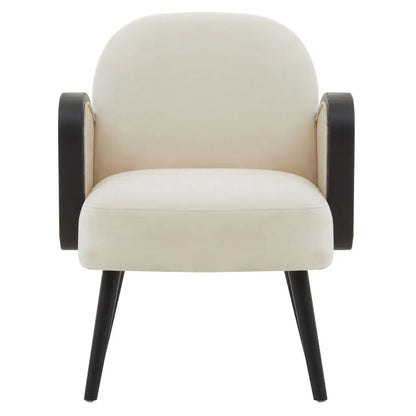 aRmanica HAALO NATURAL VELVET ARMCHAIR