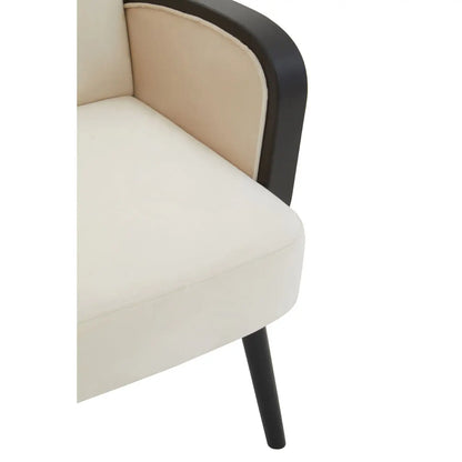 aRmanica HAALO NATURAL VELVET ARMCHAIR