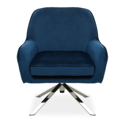 aRmanica AVERY MIDNIGHT VELVET CHAIR