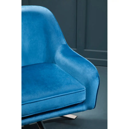 aRmanica AVERY MIDNIGHT VELVET CHAIR