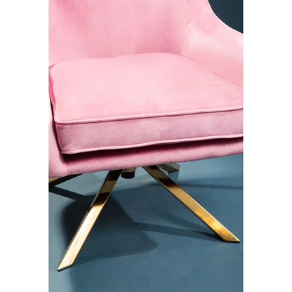 aRmanica AVERY PINK VELVET CHAIR