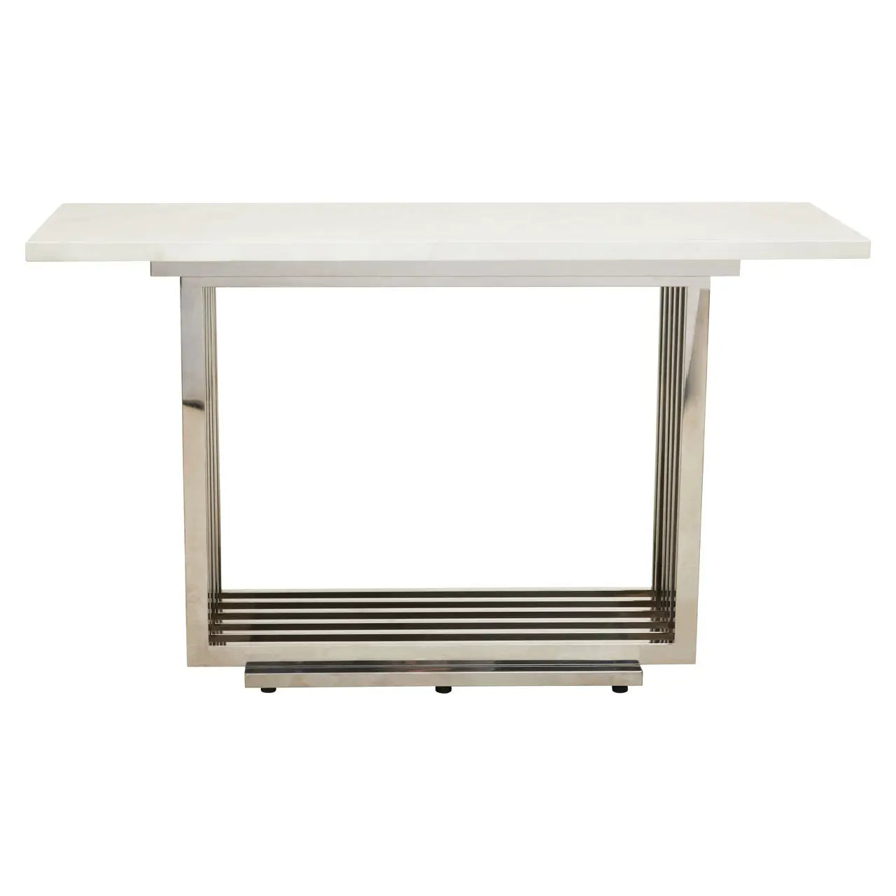 aRmanica MODA WHITE MARBLE CONSOLE TABLE