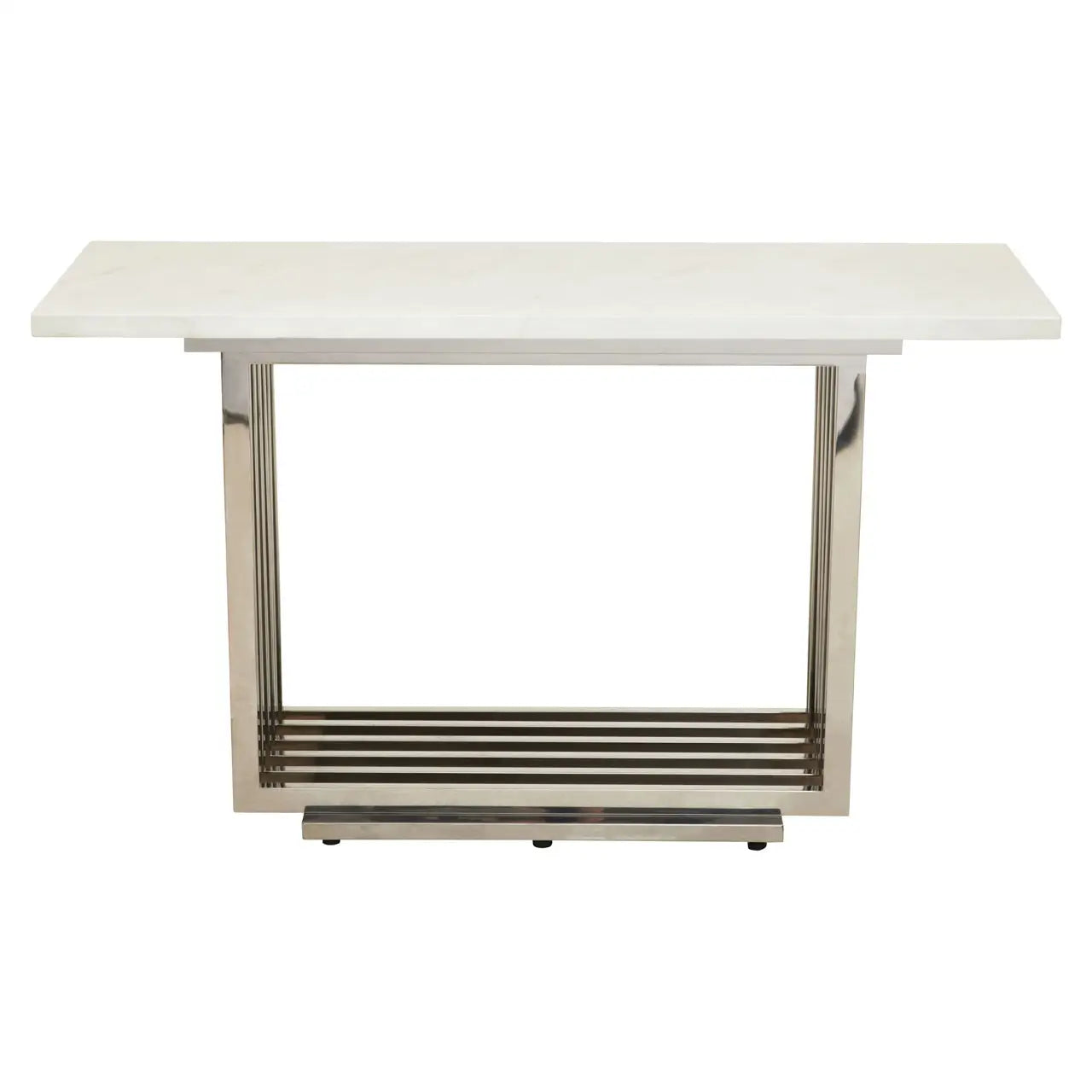 aRmanica MODA WHITE MARBLE CONSOLE TABLE