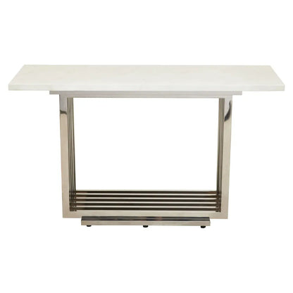 aRmanica MODA WHITE MARBLE CONSOLE TABLE