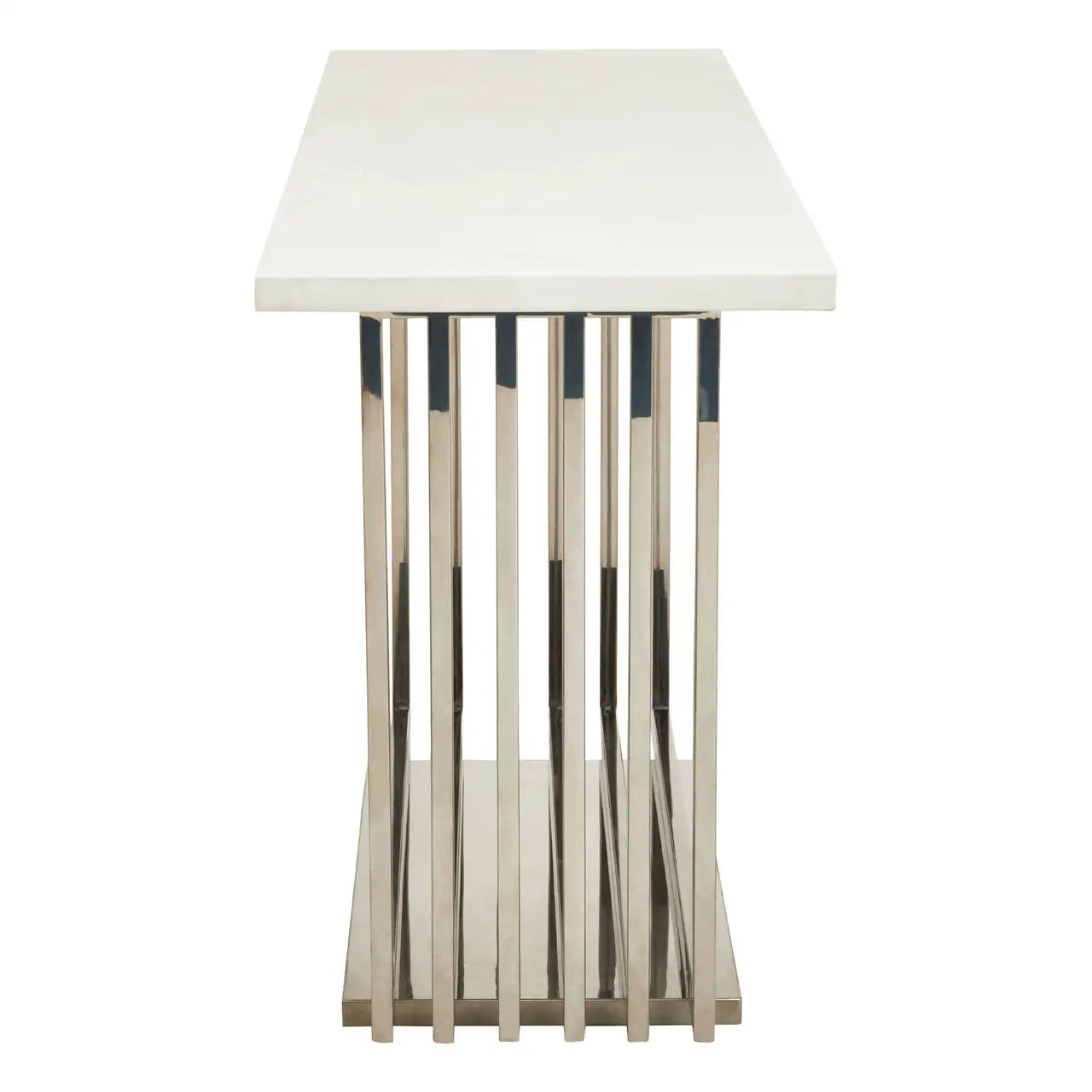 aRmanica MODA WHITE MARBLE CONSOLE TABLE