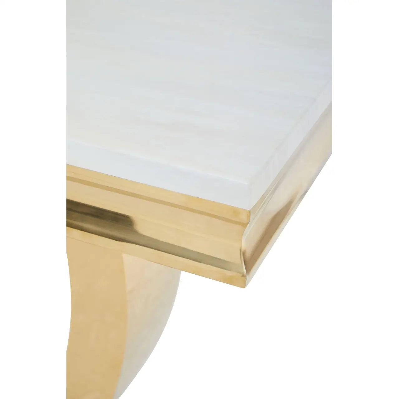 aRmanica MODA IVORY WHITE MARBLE CONSOLE TABLE