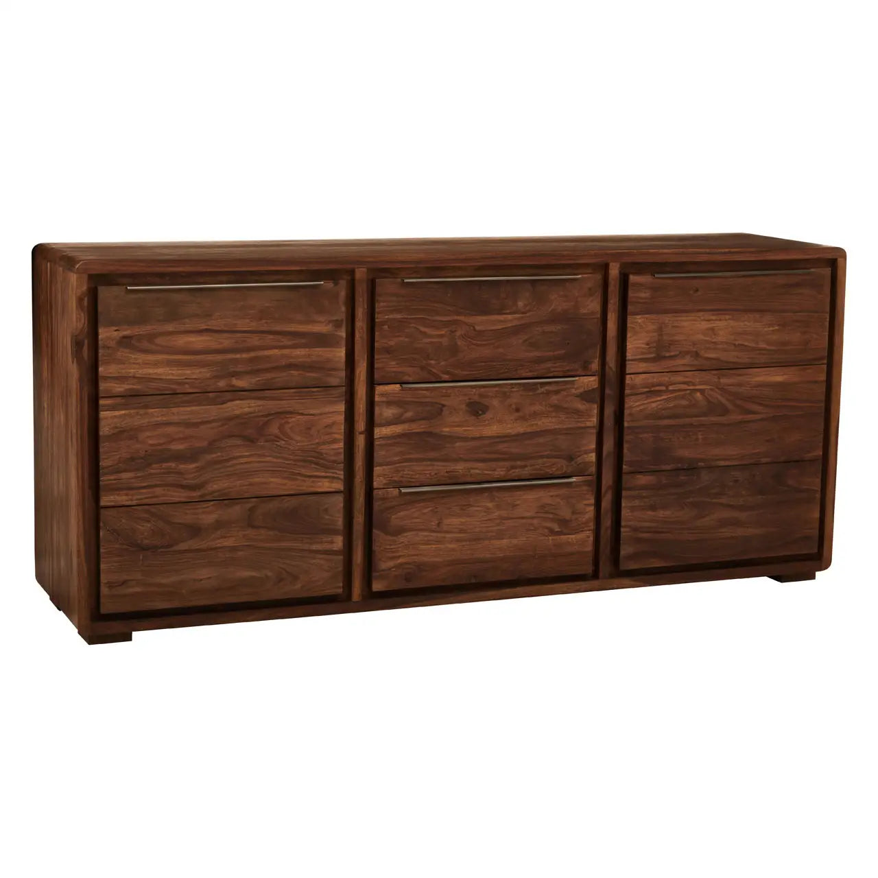 aRmanica SURATO TWO DOOR THREE DRAWER SHEESHAM AND ACACIA SIDEBOARD