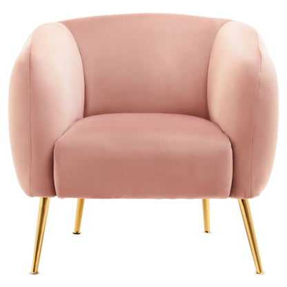 aRmanica JASMEEN PINK VELVET ARMCHAIR