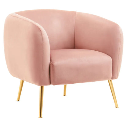 aRmanica JASMEEN PINK VELVET ARMCHAIR