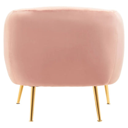 aRmanica JASMEEN PINK VELVET ARMCHAIR