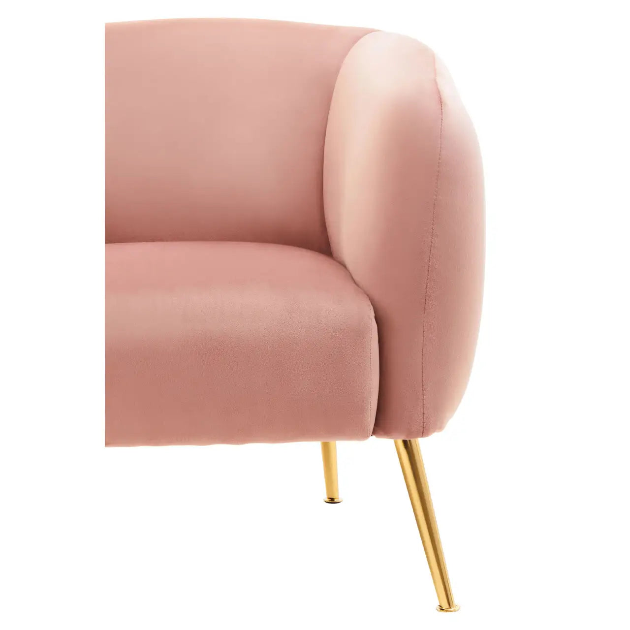 aRmanica JASMEEN PINK VELVET ARMCHAIR