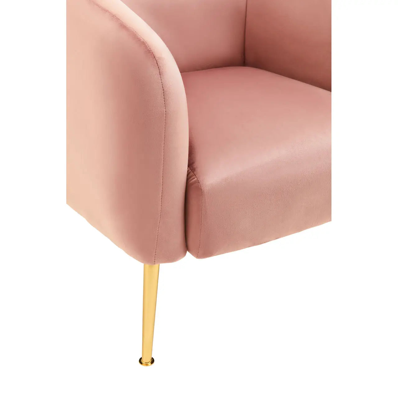 aRmanica JASMEEN PINK VELVET ARMCHAIR