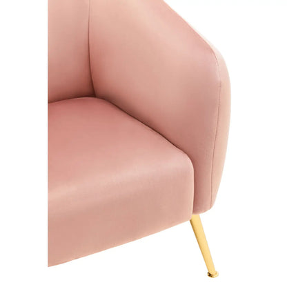 aRmanica JASMEEN PINK VELVET ARMCHAIR