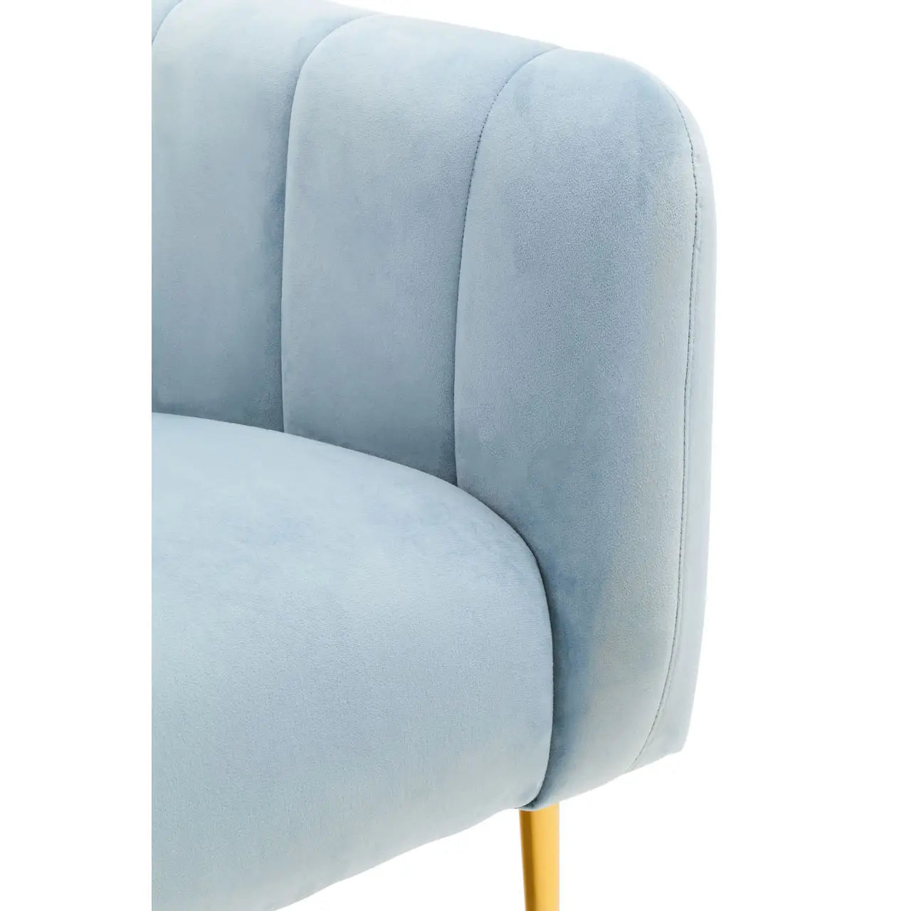 aRmanica JASMEEN BLUE VELVET ARMCHAIR