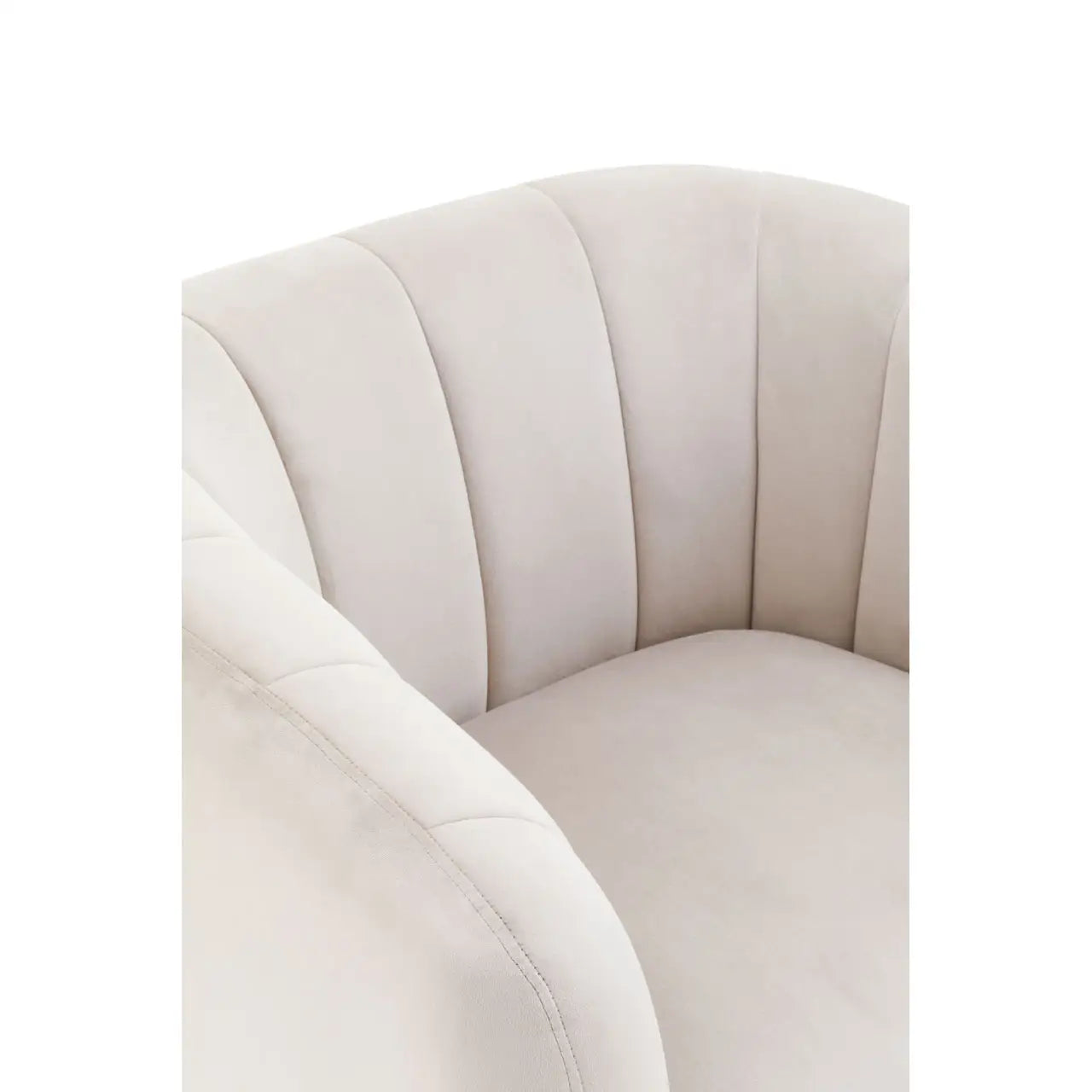 aRmanica JASMEEN SILVER GREY VELVET ARMCHAIR