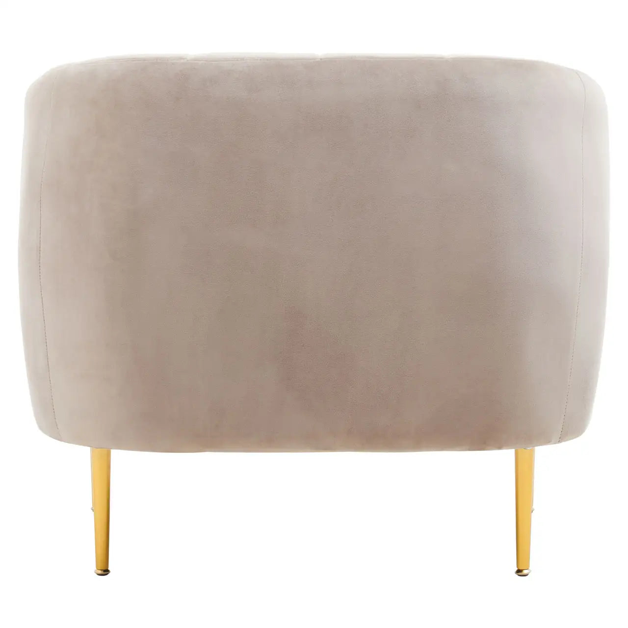 aRmanica JASMEEN MINK VELVET CHANNEL DETAIL ARMCHAIR