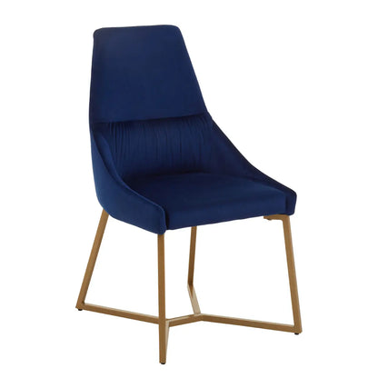 aRmanica MIDNIGHT VELVET DINNER CHAIR  X2