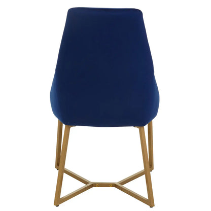 aRmanica MIDNIGHT VELVET DINNER CHAIR  X2