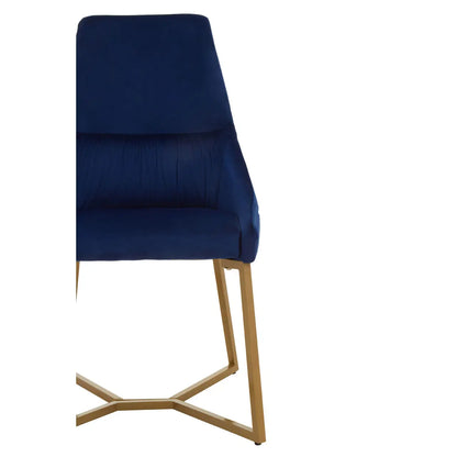 aRmanica MIDNIGHT VELVET DINNER CHAIR  X2