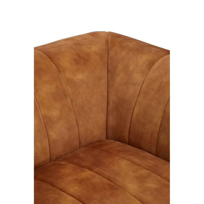 aRmanica Serina TWO SEAT NATURAL GOLD SOFA