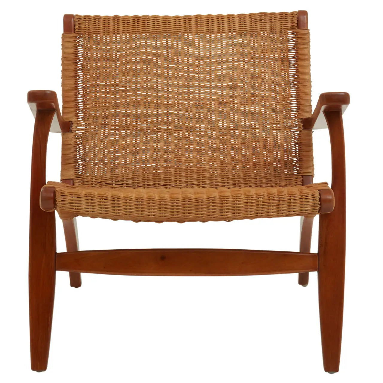 aRmanica BALI WOVEN CHAIR IN BROWN NATURAL RATTAN