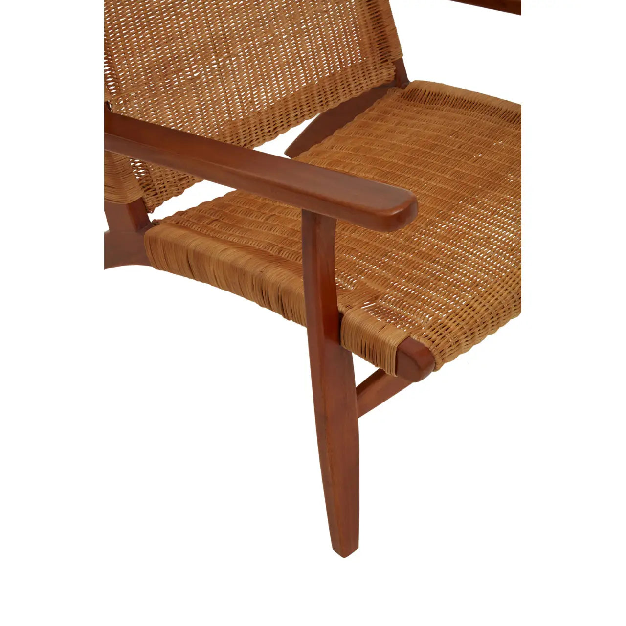 aRmanica BALI WOVEN CHAIR IN BROWN NATURAL RATTAN