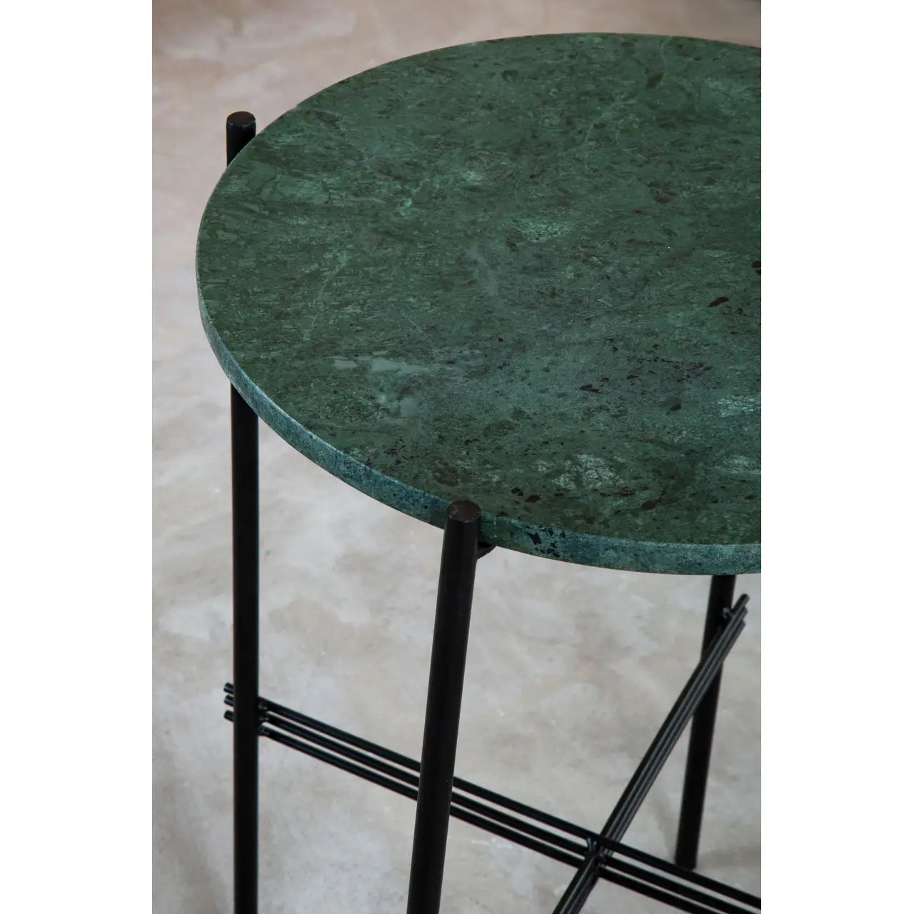 aRmanica MANDILI GREEN MARBLE SIDE TABLE