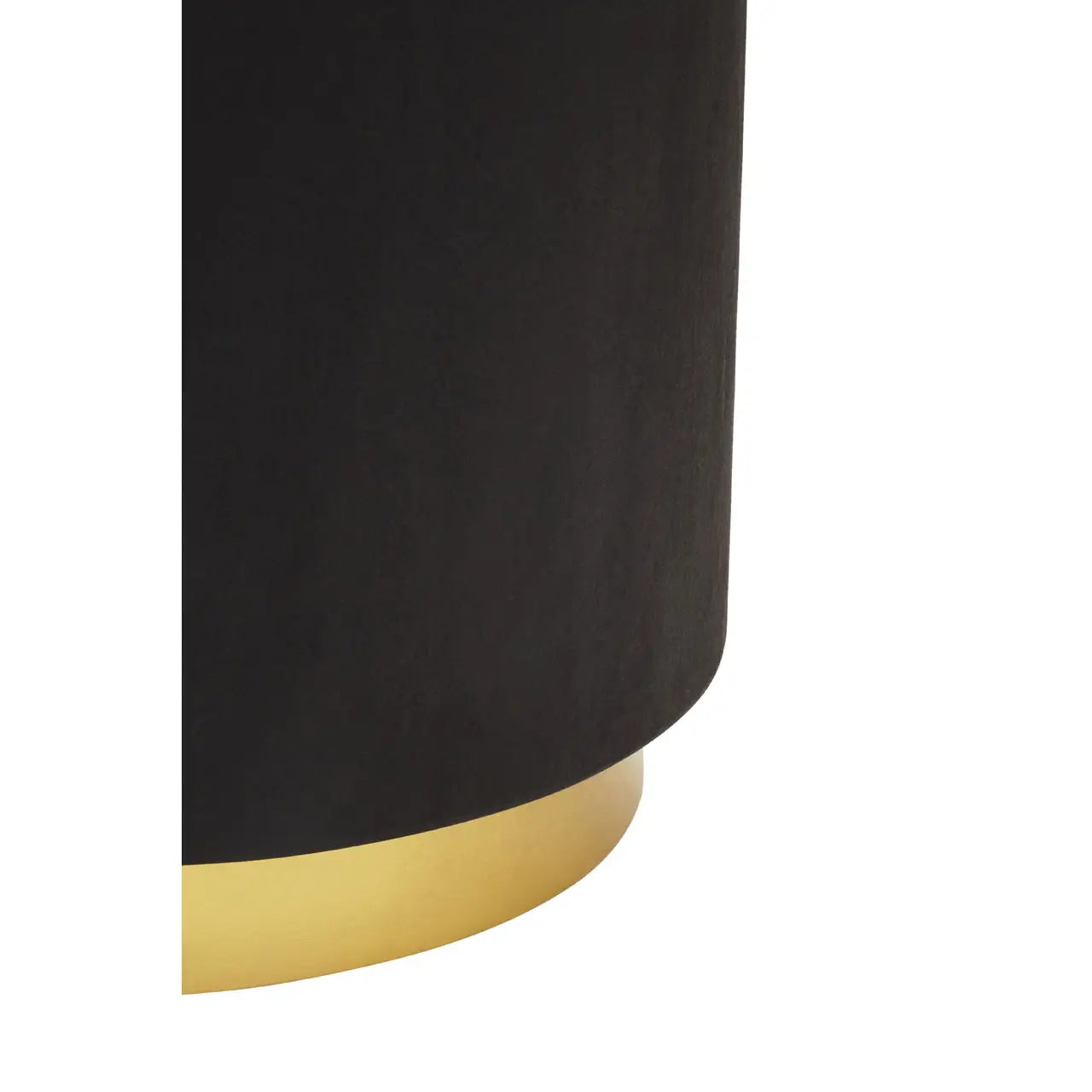 aRmanica NARBO BLACK AND GOLD CONCRETE LOOK SIDE TABLE