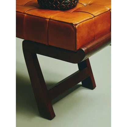 aRmanica ICNA BENCH WITH ANGULARCEDAR WOOD BASE