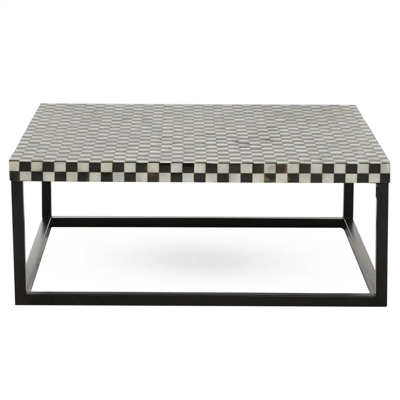 aRmanica OBRO ASSORTED SHELL SQUARE COFFEE TABLE