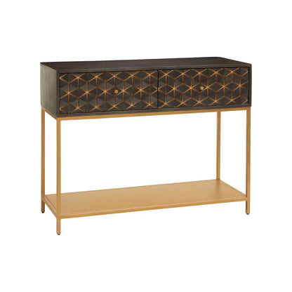 aRmanica PATINO GREY CONSOLE TABLE