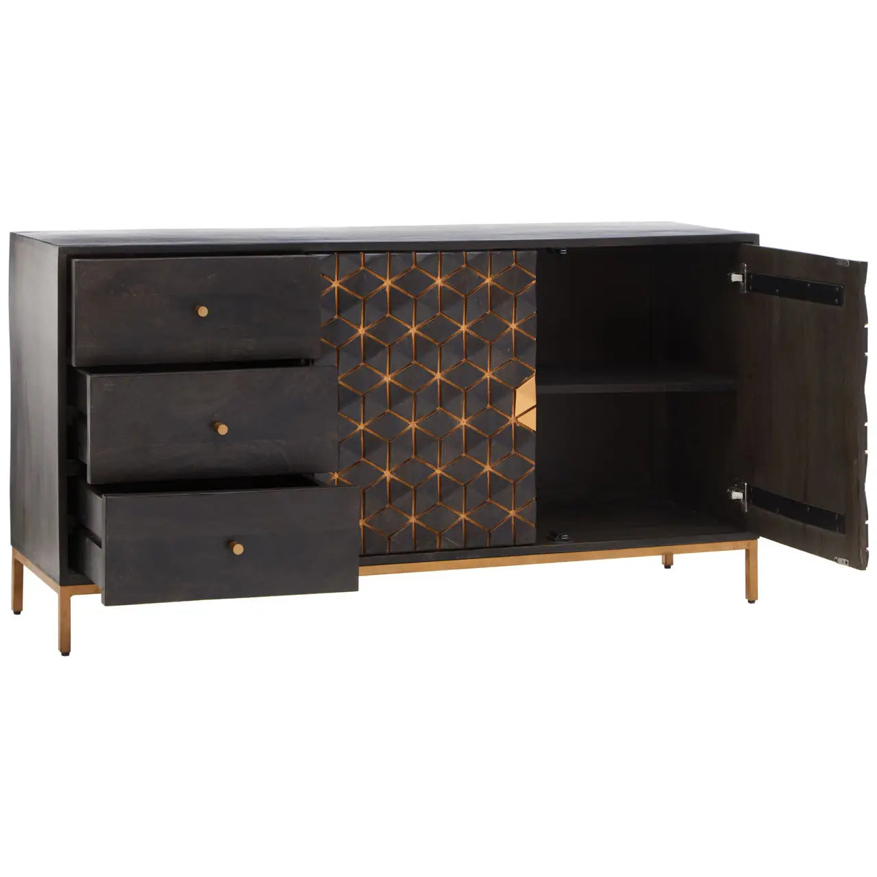 aRmanica PATINO GREY SIDEBOARD