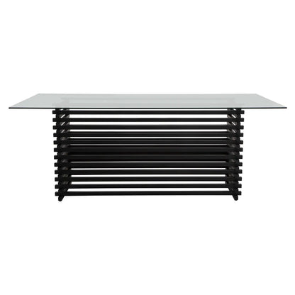 aRmanica VOGUE MATTE BLACK DINING TABLE