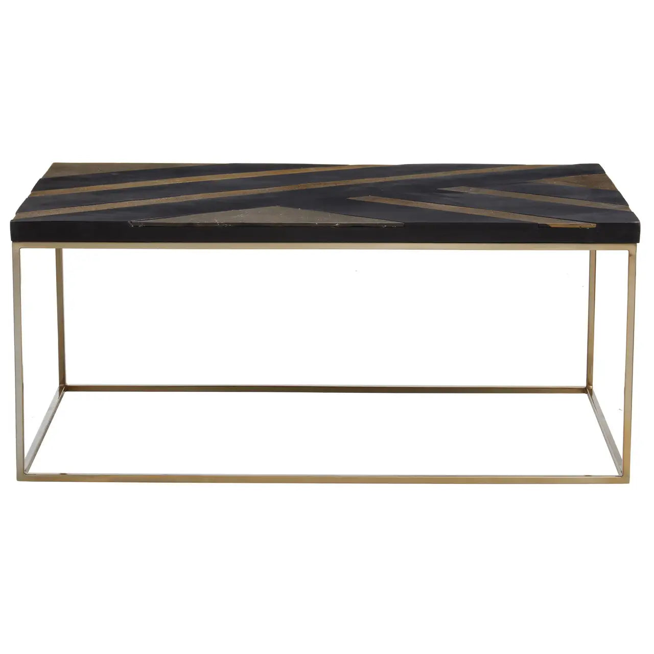 aRmanica ARISI BLACK AND GOLD COFFEE TABLE