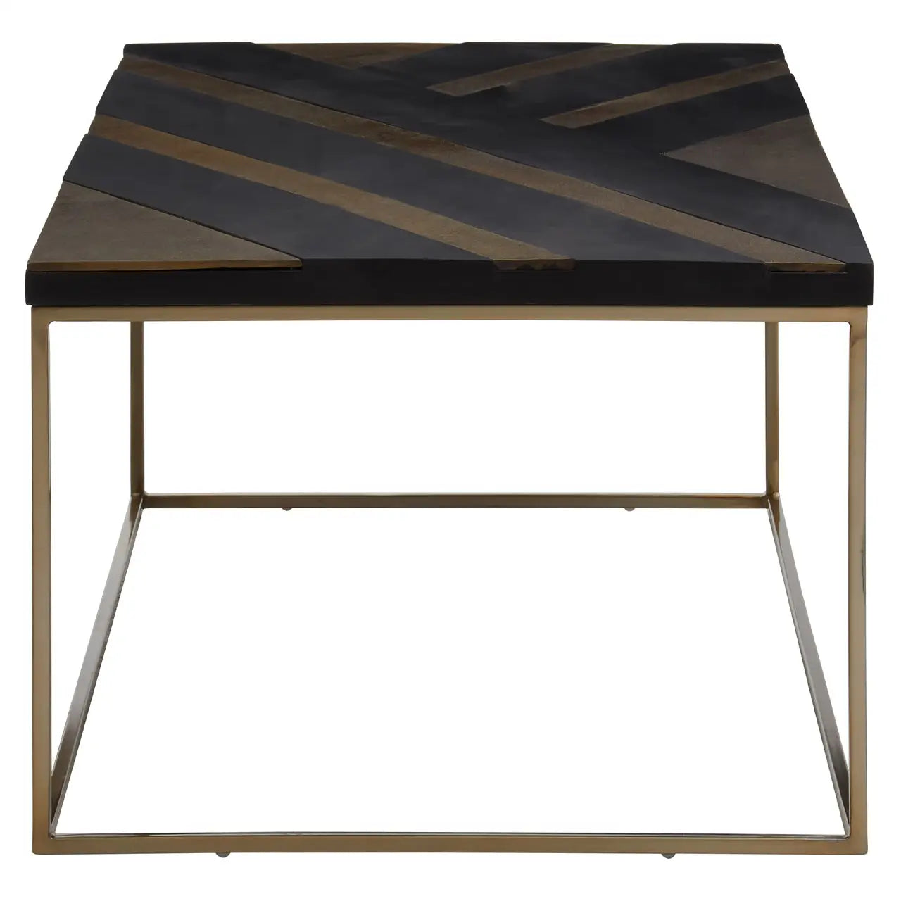 aRmanica ARISI BLACK AND GOLD COFFEE TABLE