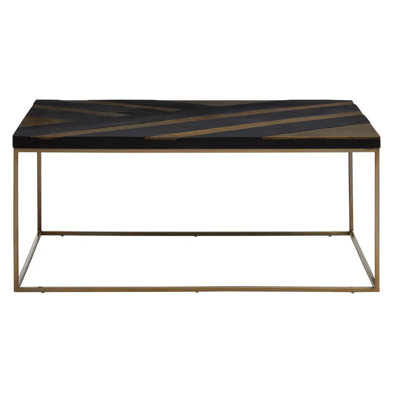 aRmanica ARISI BLACK AND GOLD COFFEE TABLE