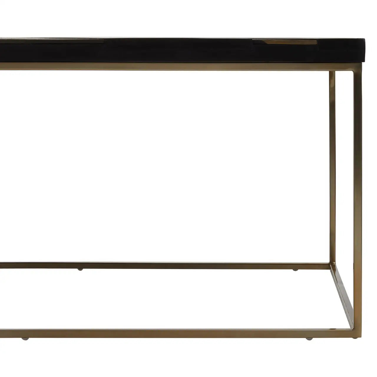 aRmanica ARISI BLACK AND GOLD COFFEE TABLE