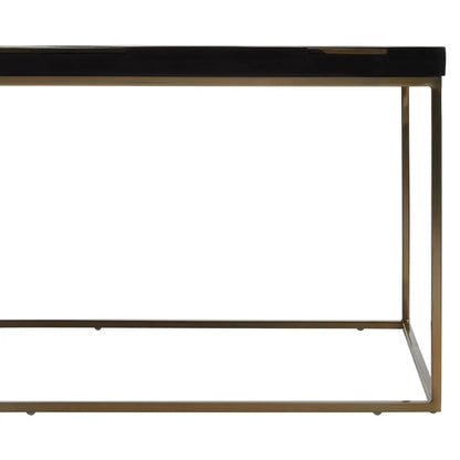 aRmanica ARISI BLACK AND GOLD COFFEE TABLE